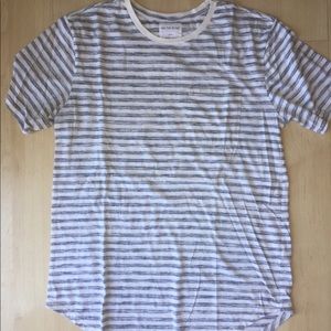 Long Length Striped Pocket T- shirt